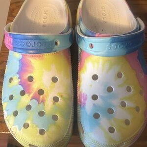 Crocs Tie-Dye Clogs size 10 *Gently used*
